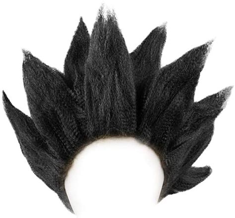 Amazon.com: miccostumes Men's Saiyan Cosplay Wig (Black) : Clothing, Shoes & Jewelry Goku Wig, Goku Cosplay, Short Hair Black, Male Cosplay, Black Clothing, Hair Black, Cosplay Wig, Cosplay Wigs, Sell Items