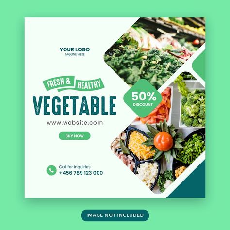 Grocery social media post or sqauare banner template Grocery Store Social Media, Grocery Store Flyers, Store Social Media, Store Flyers, Instagram Post Design, Grocery Store Design, Store Banner, Graphics Design Ideas, Social Media Post Design