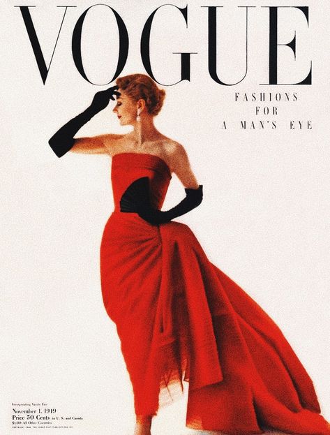 Vogue Cover Outfits, Dress Aesthetic Vintage, Chic Illustration, Red Wedding Dress, Vogue Magazine Covers, Fashion Art Prints, Vogue Dress, Fashion Cover, Vogue Covers