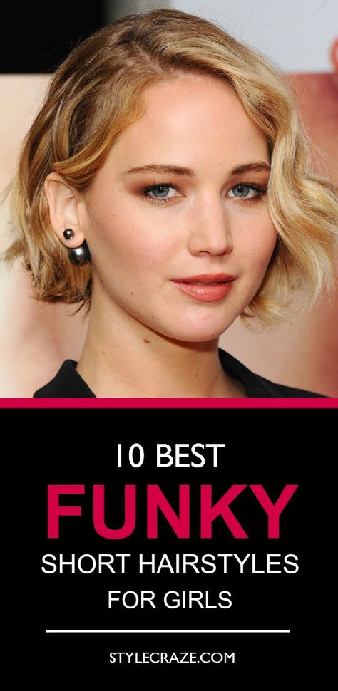 You know what you need to pull off a quirky and edgy style? It’s hair, right? Quirky Short Hairstyles, Edgy Professional Hair, Quirky Haircut, Rock Chic Hairstyles, Quirky Hairstyles, Ear Length Hair, Teen Girl Haircuts, 80s Short Hair, Hipster Haircut