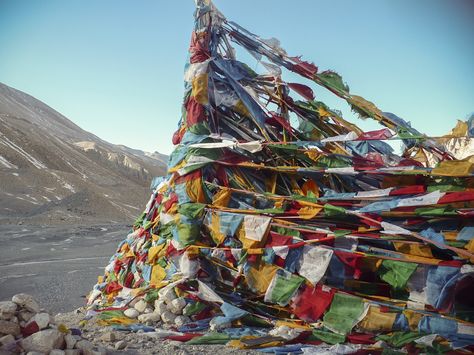 The flags are integral to the celebration of Saga Dawa, among other observances Tibetan Prayer Flag, Nature Mandala, 5000m, Everest Base Camp, Cultural Capital, Nepal Travel, Tibetan Art, Prayer Flags, G Adventures