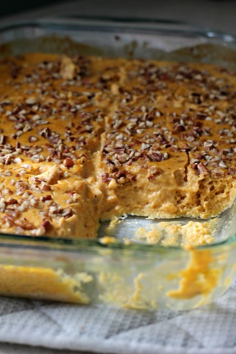 Breakfast Pumpkin Custard, Paleo Pumpkin Breakfast, Custard Breakfast, Breakfast Custard, Bride Breakfast, Protein Custard, Pumpkin Bake, Banana Custard, Pumpkin Casserole