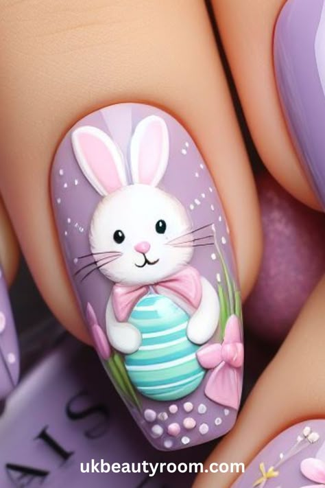 Step into the Easter vibe with these 21 fantastic nail designs! Whether it’s adorable bunnies or vibrant eggs, we’ve got you covered to make your nails pop! Spring, pretty pastel color, easy, natural, cute, simple, gel, acrylic, dip, for short nails, coffin, short, almond shape, long Easter Nail Designs Almond Shape, Almond Shaped Spring Nail Designs, Easy Easter Nail Designs, Doll Nail Art, Animation Nails, Short Almond Shape, Pastel Nail Art, Pink Nail Art Designs, Cute Pink Nails