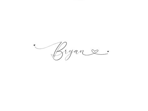 Brianna Name Tattoo, Damian Name Tattoo, Bryan Tattoo Name, Small Name Tattoos, Tattoo Nome, Small Name Tattoo, Baby Tattoos, Name Tattoo, Name Tattoos