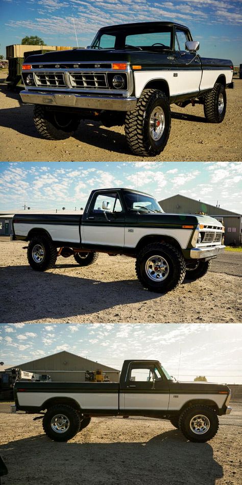 1976 Ford F-250 Highboy vintage [pristine shape] Ford Trucks Old, Ford 1979 Pickup, Old Ford Trucks Vintage, 1989 Ford F150, Ford F250 Highboy, 1999 Ford F150, Dentside Ford, F250 Highboy, Old Ford Pickups