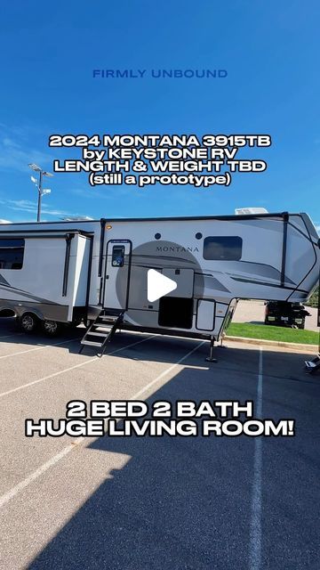 Myles McCall on Instagram: "New BEST 2 full bed 2 full bath fifth wheel RV? 2024 Keystone Montana 3915TB that is selling for around $95k-$105k. Montana also has solar add on options that can total up to $20k. #rv #firmlyunbound #rvlife #camper #camping #outdoors #travel #caravan #tinyhome" 2 Bedroom Fifth Wheel, 5th Wheel Camper Remodel, Travel Caravan, Camper Storage Ideas Travel Trailers, Luxury Rv Living, Rv Floor Plans, 5th Wheel Camper, Travel Camper, Bath Travel