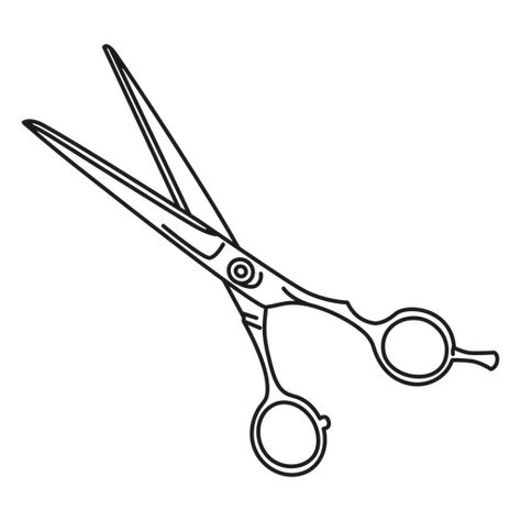 Small Shears Tattoo, Hair Scissors Drawing, Salon Tattoo Design, Scissors Tattoo Design, Shears Drawing, Hair Stylist Tattoo, Scissors Clipart, Scissor Design, Shears Tattoo