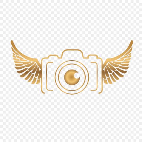 Photo Logo Design Png, Photography Logo Design Png, Photo Logo Photographers, Photo Editing Logo, Camera Logo Png, Camera Lens Logo, Png Camera, Photography Logo Hd, Wing Vector