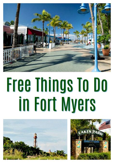 11 Free Things To Do in Fort Myers | Fort Myers Florida is filled with fun things to do for the whole family, including some incredible free things! Plan your visit to Fort Myers and be sure to check out these free things to do | Food Wine Sunshine #floridavacation #floridatravel #traveltips #traveldestinations #florida Fort Myers Beach Florida, Cape Coral Florida, Sanibel Island Florida, Fort Myers Beach, Fort Myers Florida, Visit Florida, Sanibel Island, Naples Florida, On The Road Again