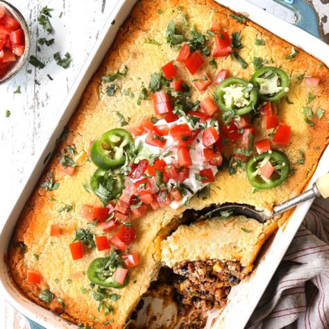 BEST Tamale Pie (Gluten Free! Make Ahead & Freezer Friendly) Tamale Pie Recipe, Tamale Pie, Carlsbad Cravings, Freezer Friendly, Mexican Dishes, Freezer Meals, Pie Recipes, Casserole Recipes, Casseroles