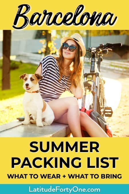 The ultra-practical guide to what to wear in Barcelona, Spain, in the summer! How to feel comfortable, look stylish, and NOT look like a tourist. Tips by a local! #barcelona #spain #spaintravel #europe #whattopack Barcelona Summer Outfits, Barcelona Outfits Summer, What To Wear In Barcelona, Barcelona Packing List, Magic Outfits, Barcelona Outfits, European Travel Outfit, Outfits For Spain, Summer Packing Lists