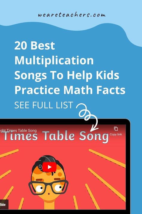 These multiplication songs give kids a fun way to practice math facts. Get ready to sing along and learn while having lots of fun! Multiplication Rhymes, Multiplication Rules, Multiplication Facts Memorizing, Multiplication Songs, Learning Multiplication Facts, Math Songs, Multiplication Facts Practice, Learning Multiplication, Teacher Info