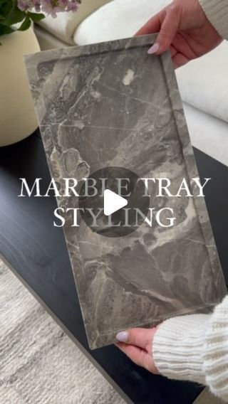 Christin Jipson on Instagram: "✨ Marble tray styling ✨ love a simple marble tray styling on a coffee table, console table , or bathroom vanity. This one from @rareearthmercantile is so beautiful and such a statement piece. Comment “marble” to get all the links 🤍

Use code CHRISTINEPLOTNER20 for 20% off @rareearthmercantile. The coasters I styled are from there too. 

✨ Follow @christingracehome for more home decor 

#homedecor #homesweethome #homestyle #homedecoration #coffeetable #coffeetabledecor #marbletray #interiordesign #interiors #interiorstyling" Marble Tray Styling, Simple Marble, Tray Styling, Marble Tray, Table Console, Decorating Coffee Tables, So Beautiful, Console Table, Interior Styling