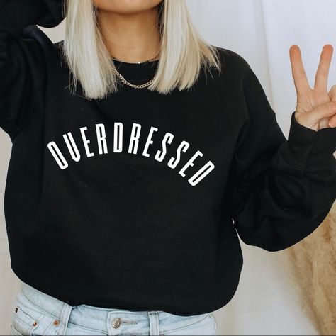 Our “Overdressed” Sweatshirt Is A Must Have For Your Already Trendy Wardrobe. Whether Worn Outside On Chilly Days Or Inside Cuddled In Reading A Book. 50/50 Cotton Crew Neck Long Sleeve High Quality Stylish Comfortable Colors: Black White Gray Sizes: S M L Xl 2x 3x 4x 5x * Each One Is Hand Made * Each One Is Made With Love * Bundle To Save More Reading A Book, Long Sleeve Sweatshirt, Long Sleeve Sweatshirts, 50 50, A Book, Black Gray, Must Haves, With Love, Black And Grey