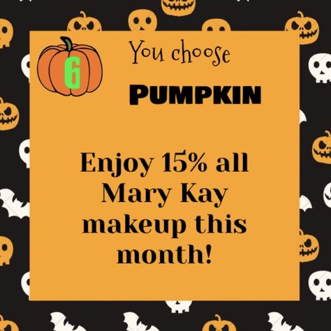 Pick pumpkin 6 Mary Kay Pick A Pumpkin, Pick A Pumpkin Game, Mary Kay Party Games, Mary Kay Games, Pumpkin Game, Color Consultant, Mary Kay Career, Mary Kay Holiday, Pumpkin Games