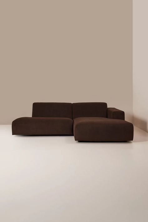 Low Seating Sofa, Dark Brown Sofas, Chocolate Sofa, Low Seating, Pierre Jeanneret, Black Sofa, Brown Sofa, Soho House, Deep Burgundy