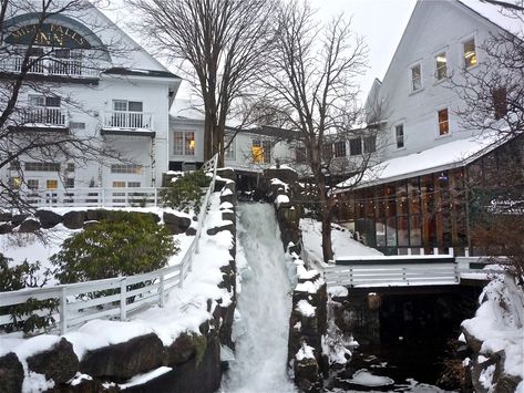 Winter Waterfall, Lake Winnipesaukee, New England States, New England Travel, Mountain Vacations, Family Vacation Destinations, Vintage Hawaii, Winter Photo, Philippines Travel