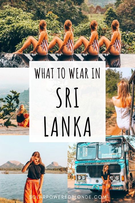 Packing For Sri Lanka, Things To Do In Sri Lanka, Sri Lankan Outfits, What To Pack For Sri Lanka, Srilanka Outfit Ideas, What To Wear In Sri Lanka, Sri Lanka Travel Outfit, Sri Lanka Bucket List, Sri Lanka Photo Ideas