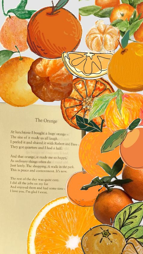 the orange by wendy cope The Orange By Wendy Cope Wallpaper, The Orange By Wendy Cope, Wendy Cope, Ipad Notes, Orange Theme, Ipad Aesthetic, Dorm Walls, Abstract Art Wallpaper, Orange Wallpaper