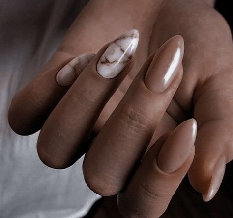 Aesthetic Nails Y2k, Fall Nails Acrylic, Classy Nail Art Ideas, Nails Y2k, Marble Nail Designs, Different Nail Shapes, Nail Art For Beginners, Aesthetic Nails, Simple Gel Nails