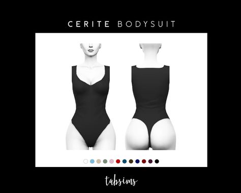 Aesthetic Sims, Sims 4 Tsr, Bodysuit Shirt, Sims 4 Characters, Los Sims, Sims 4 Collections, Square Neck Bodysuit, Sims Hair, Sims 4 Mods Clothes