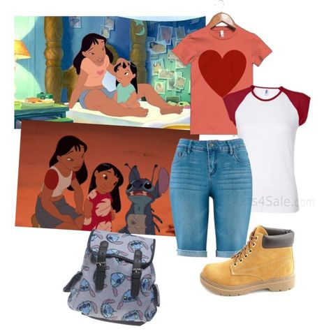 Lilo and stitch - Nani Nani Lilo And Stitch Cosplay, Nani Disneybound, Lilo And Nani Costume Diy, Nani Lilo And Stitch Outfit, Nani Lilo And Stitch Costume, Lilo And Stitch Hairstyles, Nani Costume, Lilo And Stitch Inspired Outfits, Lilo And Nani