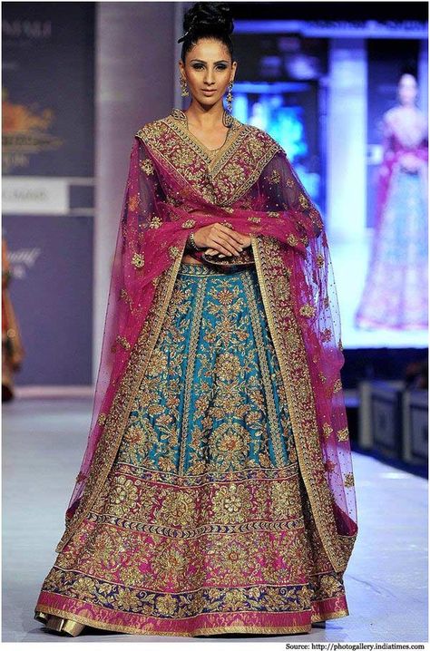 Ritu Kumar Collection of Stunning Lehengas - Best Collection Online Ritu Kumar Bridal, Indian Wedding Fashion, Saree Bollywood, Pakistani Couture, Dress Traditional, Fancy Fashion, Desi Bride, Ritu Kumar, Indian Bridal Wear