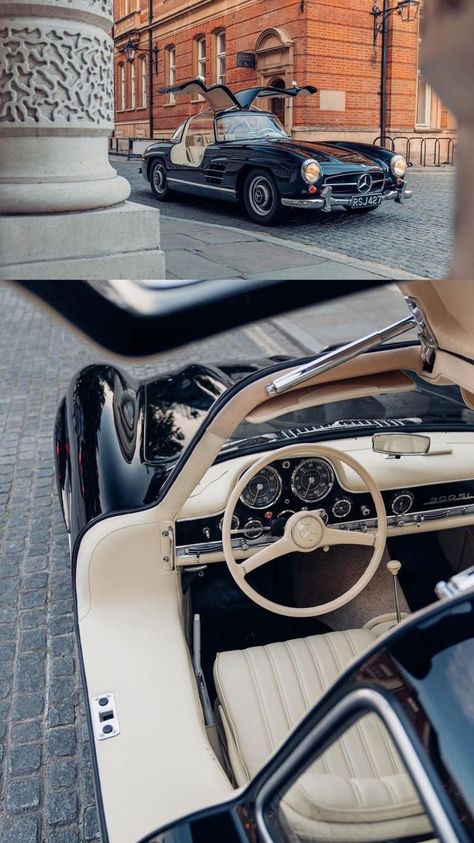 300sl Gullwing, Mercedes Auto, Benz 300sl, Mercedes Benz 300sl, Mercedes Wallpaper, Range Rover Supercharged, Aesthetic Cars, Classic Racing Cars, Lovely Car