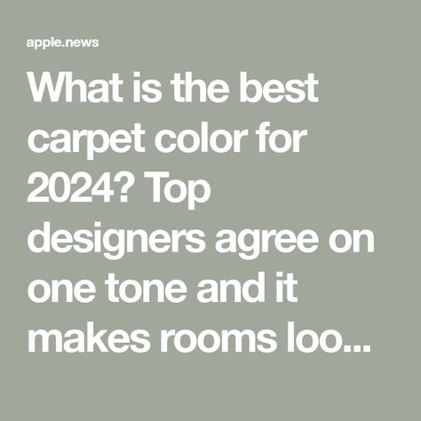 What is the best carpet color for 2024? Top designers agree on one tone and it makes rooms look so rich and warm How To Choose Carpet Color, Carpet Trends 2023 Living Room, How To Choose Carpet, Rug Trends 2024, 2024 Rugs Trends, Popular Carpet Choices 2023, 2023 Carpet Trends For Home, 2024 Carpet Trends For Home, New Carpet Ideas