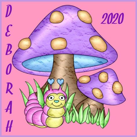 Baby Animal Drawings, Mushroom Drawing, Best Drawing, Rock Painting Patterns, 수채화 그림, Rock Painting Designs, Mushroom Art, Art Drawings For Kids, Hippie Art