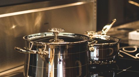 Ondine’s Cookware Collection Is *Very* Luxurious — Here’s Why It’s Worth The Money Luxury Cookware, Induction Hob, Diy Pictures, Stock Pot, Diy Picture, Foodie Recipes, Cookware Set, Roasting Pan, Recipes Dinner