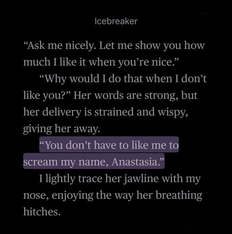 Icebreaker Book Qoutes, Icebreaker Spicy Scenes, Henry Turner Icebreaker, Icebreaker Book Uber Scene, Nate And Anastasia, Icebreaker Book Spicy Scenes, Icebreaker Page 136, Icebreaker Fanart, Icebreaker Book