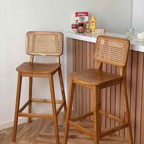 Kursi bar kayu jati perhutani #kursicafe #kursibar #kursikafejati Kursi Bar Cafe, Cafe Industrial, Modern Wood Furniture, Resto Bar, Kursi Cafe, Kursi Bar, Cafe Furniture, Japandi Interior, Bar Stool Chairs