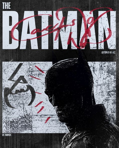 Film Posters Typography, The Batman Poster, Dark Posters, Dark Poster, Batman Design, Video Poster, Experimental Typography, Grunge Posters, Punk Poster