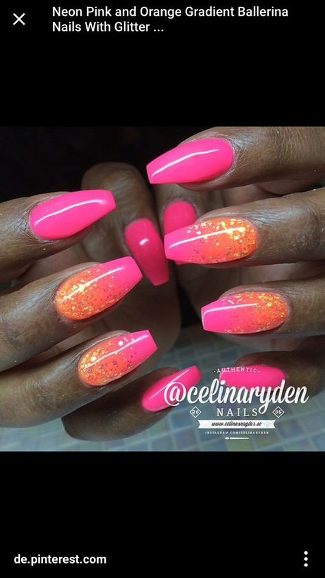 https://noahxnw.tumblr.com/post/160711672851/hairstyle-ideas Neon Coral Nails, 80s Nails, Sculpted Gel Nails, Time Nails, Glitter Gradient Nails, Ombre Gel Nails, Fan Nails, Uñas Ideas, Fingernail Art