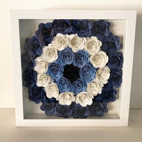 The Evil Eye Shadow Box made with individually hand rolled paper flowers! This special project is perfect for any home and can be placed perfectly in any room that you desire. Check out my @etsy shop for more items similar to this 😊 link in bio #diy #cricutmade #evileye #shadowbox #paperflowers #protection #homedecor #homedesign #homeinspiration #homeoffice #homeinterior #homegoals #homeliving #paliroots #middleeastern #crafts #blue #creative #etsyfinds #etsylove #custom #presentsforher #gifts Rolled Paper Flowers, Presents For Her, Hand Roll, Eye Shadow, Shadow Box, Evil Eye, Etsy Finds, Paper Flowers, Link In Bio