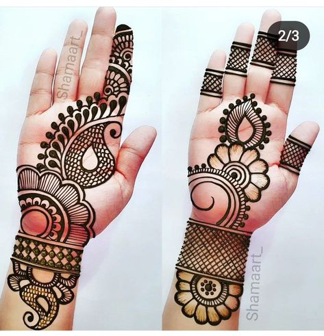 Hands Mehandi Designs, Mehandi Designs For Hands Unique, Mehndi Designs Simple Front Hand, Mehandi Designs For Hands Simple, Mehandi Designs For Kids, Mehendi Designs For Kids, Mehandi Design For Hand, Beautiful Simple Mehndi Design, Front Hand Mehndi Design