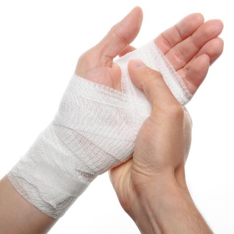 Bandage on a hand. White medicine bandage on injury hand on white background #Sponsored , #affiliate, #Paid, #hand, #medicine, #white, #White Bandage Png For Editing, Bandaged Hands, Stud Outfits, Hand Reference, Carpal Tunnel, After Surgery, Hand Wrap, Boy Hairstyles, Medical Supplies