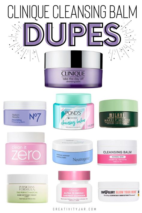 I've compared 10 different products to find the best drugstore cleansing balms on the market that will remove your makeup gently and effectively. Best Makeup Remover Balm, Best Makeup Remover Products, Make Up Remover Balm, Clinique Cleansing Balm, Best Cleansing Balm, Clinique Makeup Remover, Best Drugstore Products, Makeup Remover Balm, Diy Makeup Remover