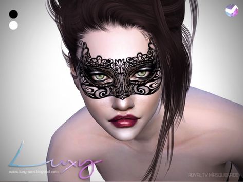 LuxySims3's Royalty Masquerade Sims 4 Cc Objects, Sims 4 Cc Accessories, Sims 4 Cc Female, Fashion Figure Templates, Sims 4 Clothes Cc, Sims 4 Tsr, The Sims 4 Pc, Ball Mask, Female Sims