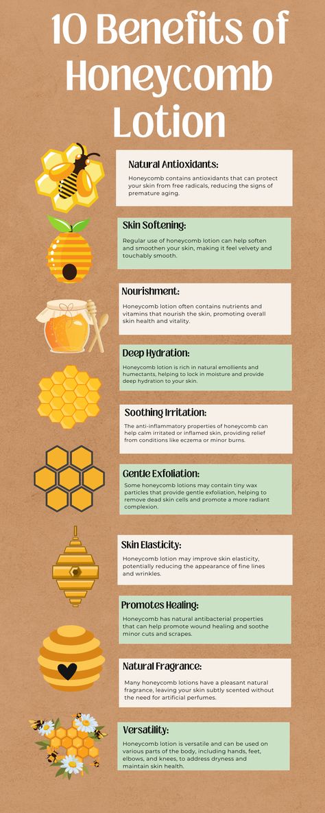 Discover the skin-loving magic of Honeycomb Lotion! 🍯✨ Dive into a world of natural hydration, nourishment, and a radiant glow. Experience the soothing embrace of honeycomb for your skin. Elevate your skincare game today! //NATURAL SKIN CARE //DIY LOTION // SKINCARE FOR GLOWING SKIN #HoneycombLotion #SkincareBenefits #NaturalBeauty" Easy Diy Lotion, Diy Lotion Recipe, Skincare For Glowing Skin, Skin Care Diy, Diy Face Wash, Skincare Recipes, Natural Skincare Recipes, Natural Anti Aging Skin Care, Lotion Recipe