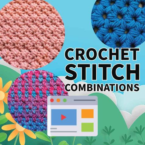 List Of Crochet Stitches, Catherine Wheel Stitch, Crochet Learning, Trinity Stitch, Catherine Wheel, Stitch Box, The Crochet Crowd, Ripple Stitch, Celtic Weave