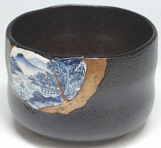 Japanese Tea Bowl, Japanese Ceramics Wabi Sabi, Japanese Ceramics Pottery, Kintsugi Art, Japanese Tea Cups, Broken China Jewelry, Raku Ceramics, Keramik Design, Tea Bowl