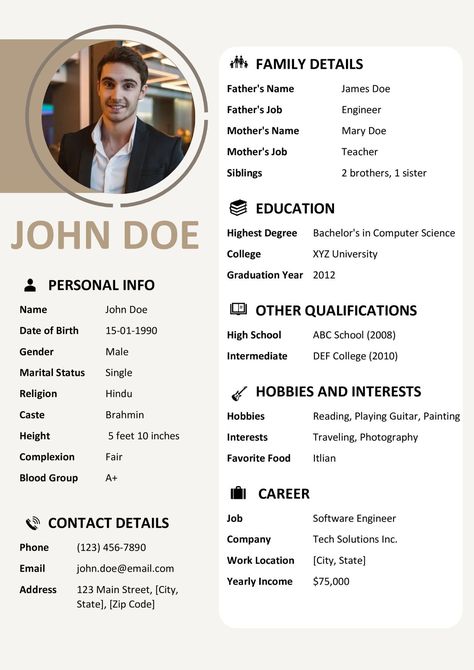 Best Marriage Bio-Data Format in Ms-Word Free Download Resume Pdf Download, Marriage Biodata Format In Word Download, Biodata Template Aesthetic, Resume Template Free Downloadable Word, Resume Format Free Download, Real Estate Investing Quotes, Investing Quotes, Biodata Format Download, Marriage Biodata Format