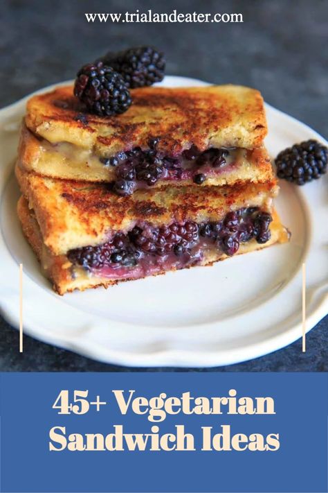 August is National Sandwich Month! If you're in need of some ideas, here is a list of 45+ recipes for vegetarian sandwiches to help you celebrate in the most delicious way. Vegetarian Sandwich Fillings, Vegetarian Sandwich Ideas, Meatless Sandwiches, Easy Vegan Sandwich, Hoagie Sandwiches, Vegetarian Sandwiches, Vegetarian Sandwich Recipes, Healthy Sandwich, Healthy Sandwich Recipes