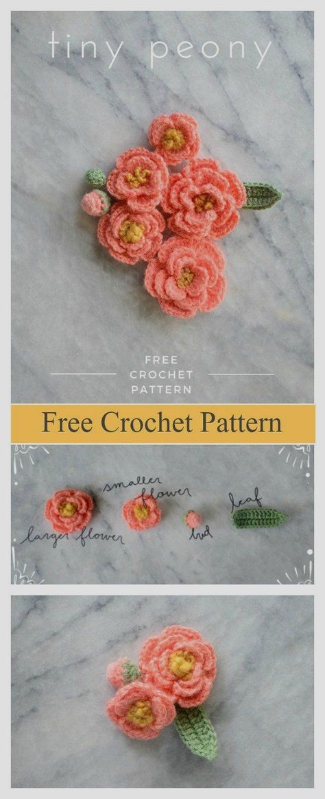 Crochet Flower Pattern, Crochet Puff Flower, Crochet Flowers Free Pattern, Handmade Yarn, Crocheted Flowers, Crochet Plant, Crochet Rose, Crochet Flower Patterns, Crochet Stitches Patterns