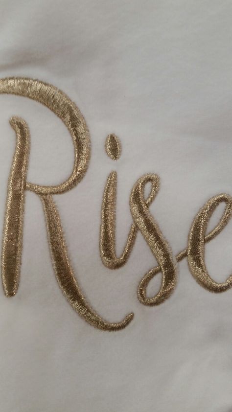 Gold lurex embroidery Sparkle Embroidery, Lurex Embroidery, Gold Artwork, Emb Designs, Denim Embroidery, Embroidery Tshirt, Embroidery Works, Gold Text, Gold Embroidery