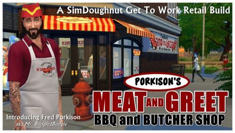 Budgie2budgie: Porkison’s Meat and Greet BBQ and Butcher Shop • Sims 4 Downloads Sims 4 Meat Cc, Sims 4 Butcher Cc, Sims 4 Barbecue Cc, Sims 4 Burger Restaurant, Sims 4 Fast Food Restaurant, Ts4 Grocery Store, Sims 4 Store Cc, Sims 4 Store, Tommy Core