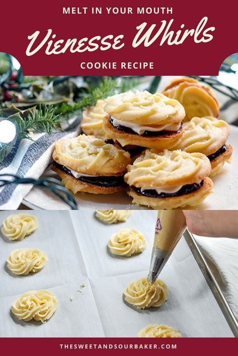 British Baking Show Recipes, Viennese Whirls, British Bake Off Recipes, The Great British Baking Show, Great British Baking Show, British Baking Show, Bake Off Recipes, British Desserts, Summer Baking