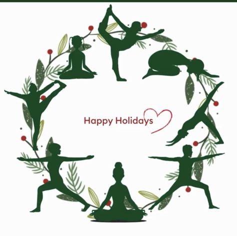 Yoga Medicine, Yoga Quotes Mindfulness, Christmas Yoga, Yoga Christmas, Yoga Pictures, Yoga Mindfulness, Christmas Card Art, Funny Illustration, Kundalini Yoga